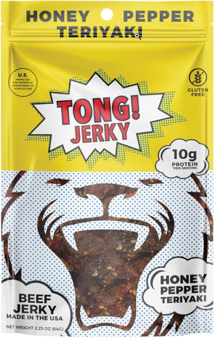 Honey Pepper Teriyaki - 2.25oz - Jerky Subscription